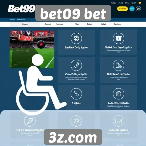 Acessibilidade e usabilidade no site bet09 bet