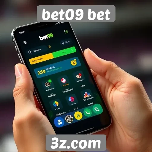 Funcionalidade do aplicativo mobile da bet09 bet