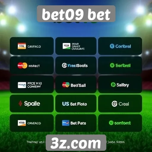 Métodos de pagamento aceitos no bet09 bet
